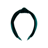 Holly Headband - Hunter Green Velour