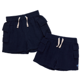 Baby Boys Pull On Short - Navy