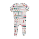 Baby Bamboo Romper - Ski Fair Isle