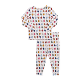 Kids Bamboo PJ Set - Multi Dreidels