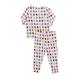 Kids Bamboo PJ Set - Multi Dreidels
