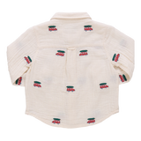 Baby Boys Jack Shirt - Tree Farm Embroidery