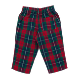 Baby Boys Jackson Pant - Red Tartan