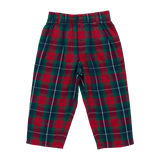 Boys Jackson Pant - Red Tartan