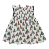 Girls Stevie Dress - Vintage Trees