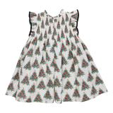 Girls Stevie Dress - Vintage Trees
