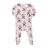 Baby Bamboo Romper - Western Santas