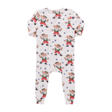 Baby Bamboo Romper - Western Santas