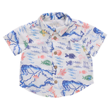 Baby Boys Jack Shirt - Island Map