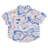 Baby Boys Jack Shirt - Island Map