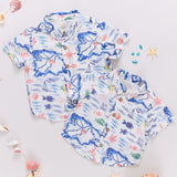 Baby Boys Jack Shirt - Island Map