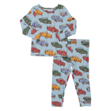 Kids Bamboo PJ Set - Vintage Cars