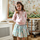 Girls Gianna Skirt - Botanical Bunnies