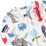 Baby Bamboo Romper - Hamptons