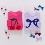 Girls Haven Sweater - Cherries