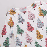 Kids Bamboo PJ Set - Multi Christmas Trees