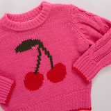 Girls Haven Sweater - Cherries