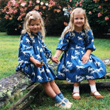 Girls Katya Dress - Wild Horses | Pink Chicken