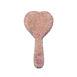 Crystal Heart Brush - AB Pink