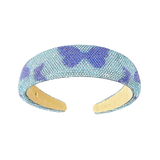 Crystalized Butterfly Headband - Blue