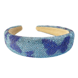 Crystalized Butterfly Headband - Blue