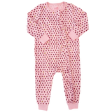 Baby Zip Romper - Mini Ladybugs