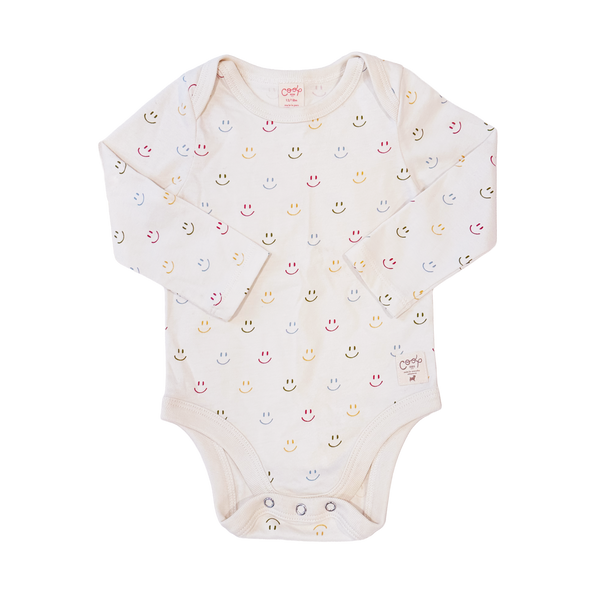 Baby Wonder Bodysuit - Rainbow Smiley