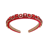Holiday Jewel Headband - Red