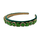 Holiday Jewel Headband - Green