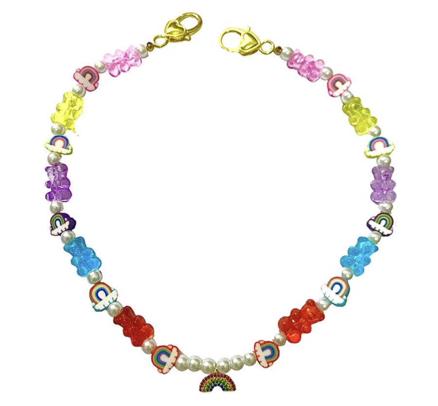 Rainbows & Gummies Charm Necklace