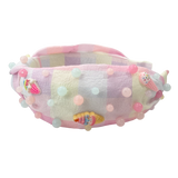 Ice Cream Knot Headband