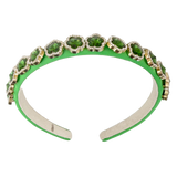 Thin Jewel Headband - Green