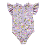 Girls Jennifer Suit - Allover Sketched Floral