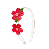 Red Flower Headband