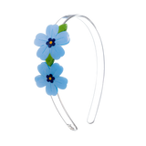 Blue Flower Headband