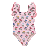 Girls Liv Suit - Multi Flower Drop
