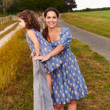 Womens Melissa Dress - Periwinkle Small Bud