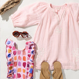 Girls Katniss Suit - Pink Paint Swatches