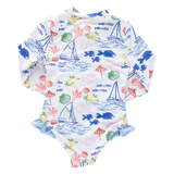 Girls Arden Suit - Island Multi