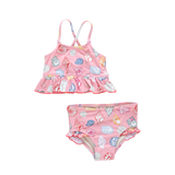 Baby Girls Joy Tankini - Pink Seashells