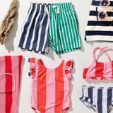 Boys Swim Trunk - Multi Stripe