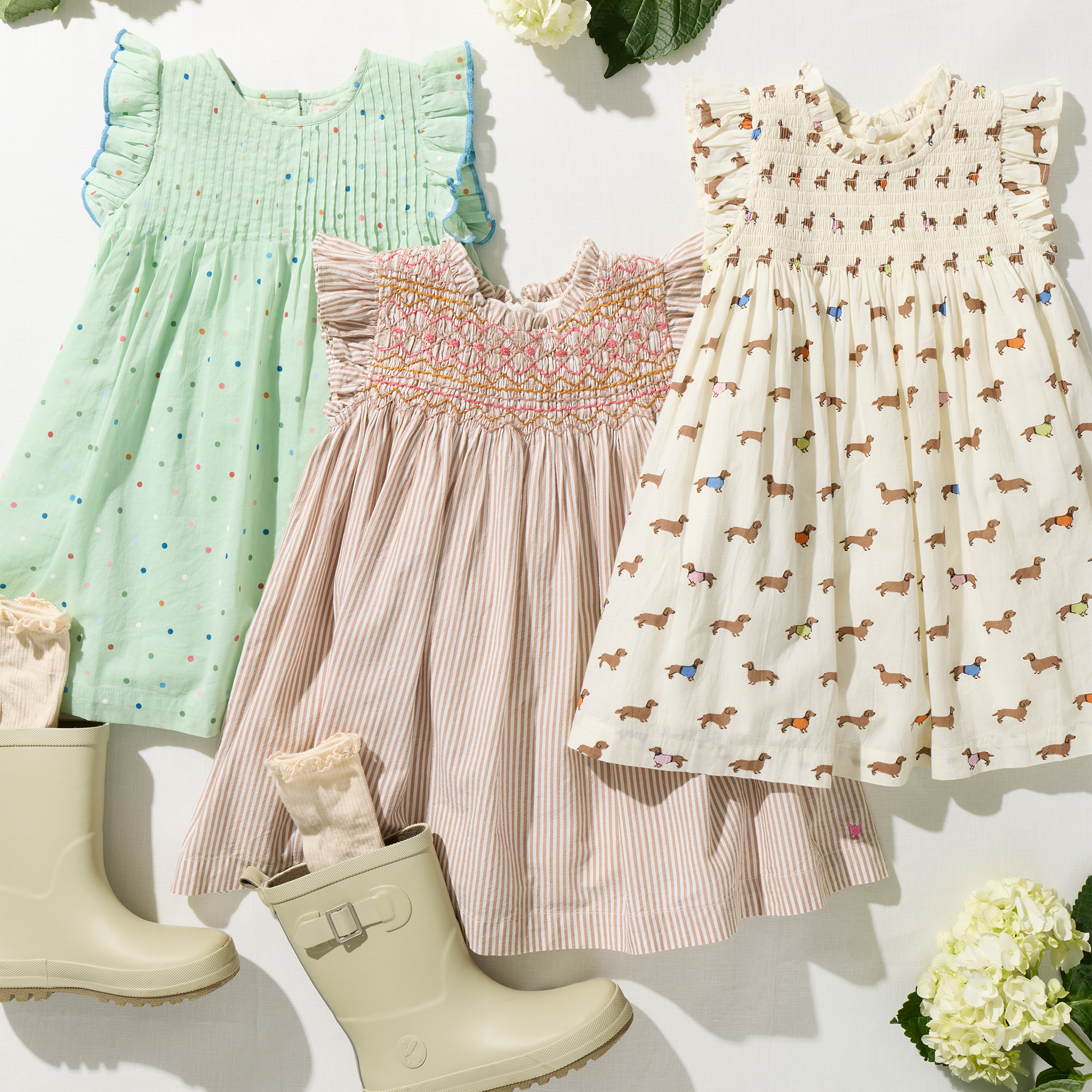 Girls Stevie Dress | Tawny Brown Stripe | 2Y Girls Stevie Dress | Tawny Brown Stripe | 2Y
