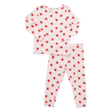 Kids Bamboo PJ Set - Strawberries