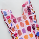 Girls Katniss Suit - Pink Paint Swatches