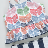 Girls Joy Tankini - Multi Bows