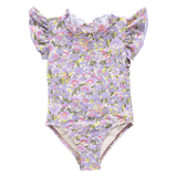 Girls Jennifer Suit - Allover Sketched Floral