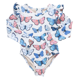 Girls Rachel Suit - Vintage Butterflies