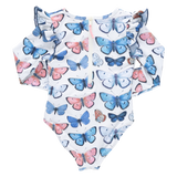 Girls Rachel Suit - Vintage Butterflies