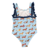 Girls Sylvie Suit - Swim Dachshunds