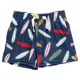 Boys Swim Trunk - Navy Surfboard
